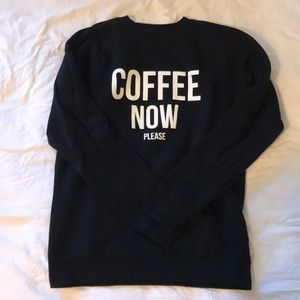 The Brunette Label “But First Coffee” Sweatshirt